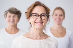 Three Generations of Women Smiling